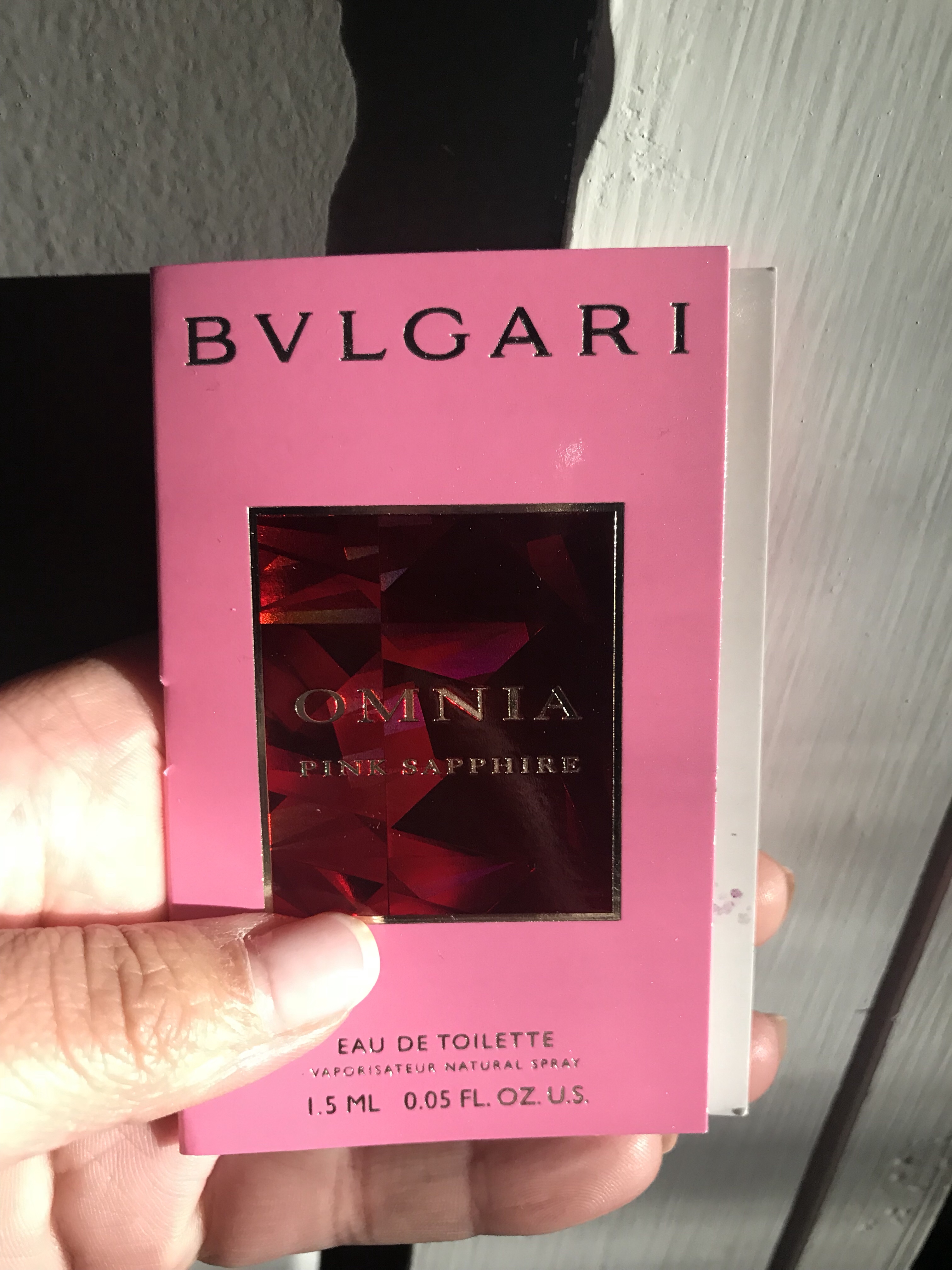 bvlgari pink sapphire sample
